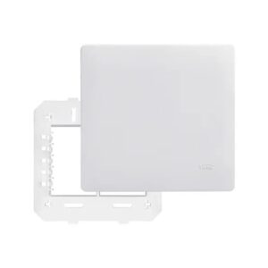 Placa 4x4 Cega Com Suporte Branca - 3638 Fame Habitat