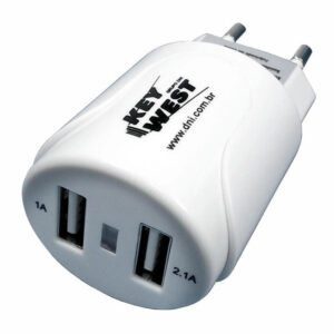 Carregador de Viagem 2 Usb 110V/240V - DNI