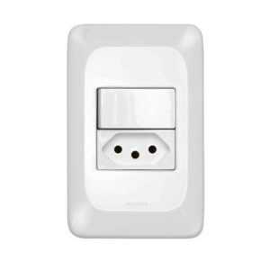 Conjunto 4x2 Interruptor Simples + Tomada 20a Lgx10320 Pop
