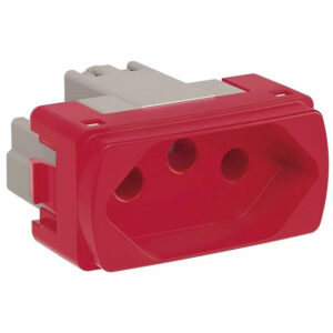 Módulo Tomada 2p+t 20a Vermelha - S3b70359 Miluz