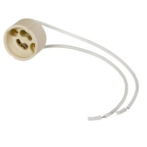 Soquete Para Lâmpada Dicroica GU10 Com 10 Peças - Interneed