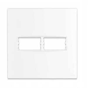 Placa 4x4 Com Suporte 2 Posto 4078 - Habitat Black