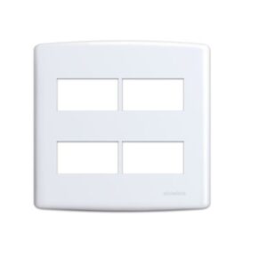 Placa 4x4 Com Suporte 4 Posto 4079 - Habitat Black