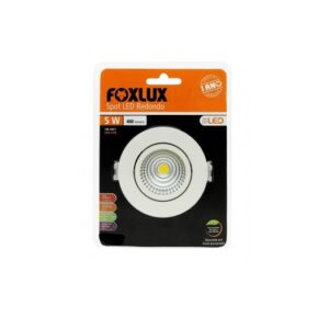 Spot de LED Embutir Redondo 3W Amarelo - Foxlux