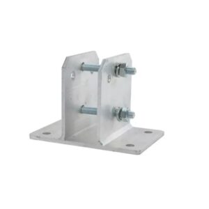 Sapata Fixa Para Haste em Aluminio 25x25 Bella Cerca