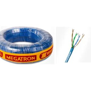 Cabo de Rede Cat5E Azul 305Mts Cobre - Megatron