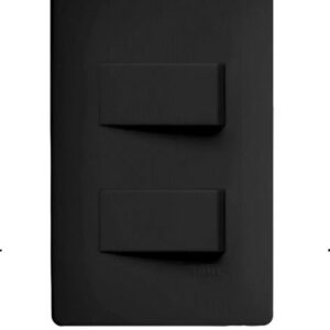 Conjunto 4x2 2 Interruptor Simples 16A 4050 - Habitat Black