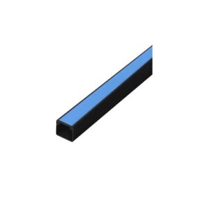Canaleta Preta 10x10x2Mts Adesivo 6261 - Alumbra Siena