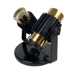 Spot Aletado Pvc Dourado 2