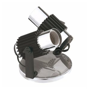 Spot Aletado Pvc Cromado 2