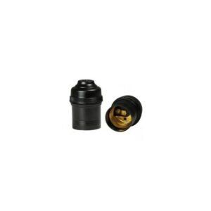 Soquete Para Abajur Preto 1108 - Perlex