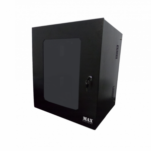 Rack Parede 19 12Ux400mm Economic Com Porta de Acrilico PT