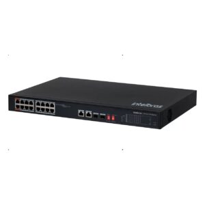 Switch 16 Portas Fast PoE+ SF 1822 Hi-PoE - Intelbras