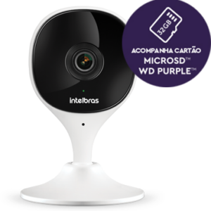Camera Video Wi-fi Full HD IMX C Com Micro SD 32Gb Intelbras