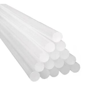 Cola Quente Grossa Bastão 11MM Branco Rhamos E Brito