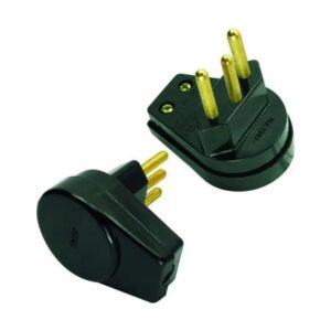Plug Macho 90° Prensa Cabo 2p+t 20a Preto 1501.112 - Radial