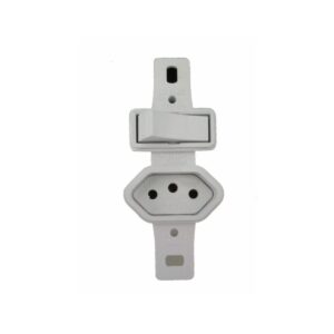 Interruptor Simples + Tomada 10a Com Haste 1901.137 Pollar