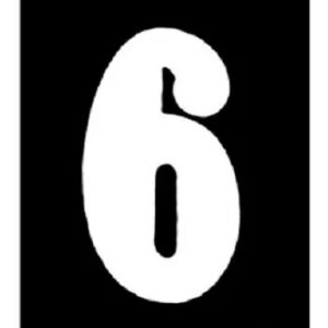 Número Residencial 6/9