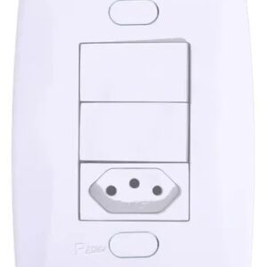 Conjunto 4x2 2 Int Simples + Tomada 10a - Radial Pollar