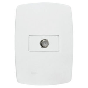 Conjunto 4x2 Tomada Tv Coaxial - Radial Pollar