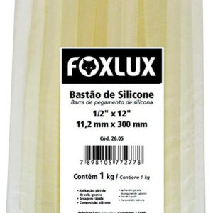 Silicone Em Barra 1/2x12 1kg 26.05 - Foxlux