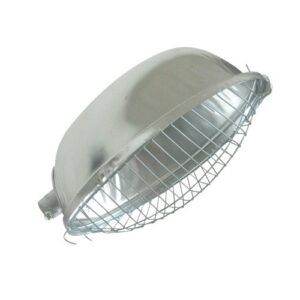 Luminaria Oval Aluminio Com Tela - Real Vida