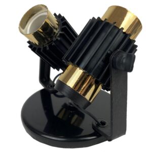 Spot Aletado Preto/Dourado 2