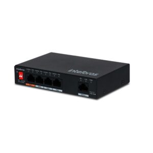 Switch 5P Fast Com 4P HI POE SF500 Intelbras