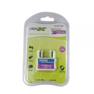 Pilha Recarregavel AAA Com 2 1100mAh