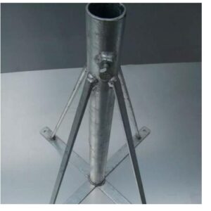 Torre Para Laje/Piso 1x40cm Galvanizado Fogo Vec Suportes