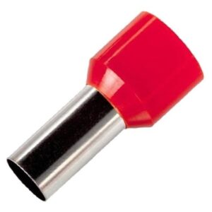 Terminal Ilhos Simples 35mm Vermelho Longo - Eletrokit