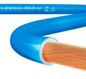 Cabo Flexível 4mm Azul Sil - 1 Metro