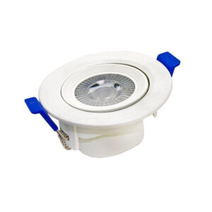 Spot De Led Embutir Redondo 3w Amarelo Bivolt Branco Jsr - J