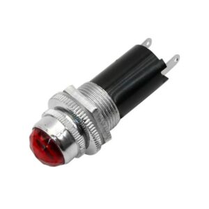 Lâmpada Olho De Boi Sem Rabicho 220v Vermelha - Jng