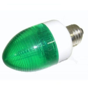 Lâmpada Strobo 1W 110V E27 Verde - Taschibra