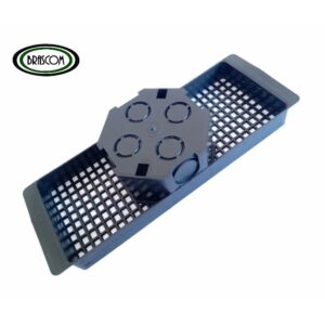 Suporte 25cm Para Laje Com Cx FMS Preto - Brascom