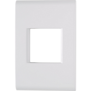 Placa 4x2 2 Postos Juntos Branca - Tramontina Lux