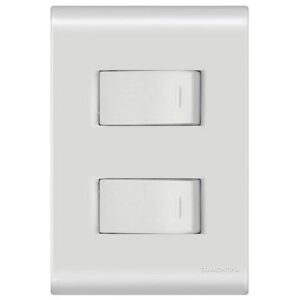 Conjunto 4x2 2 Interruptor Simples - Tramontina Lux