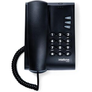 Telefone Pleno Sem Chave Preto - Intelbras