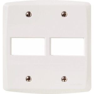 Placa 4x4 1+1 Posto Branca - Tramontina Lux