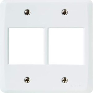 Placa 4x4 2+2 Postos Branca - Tramontina Lux