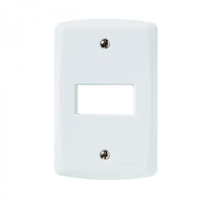 Placa 4x2 1 Posto Horizontal Branca - Tramontina Lux