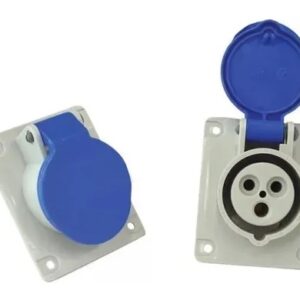 Tomada Embutir 3p+t 32a 200/250v 9h Azul - N-4249 Steck