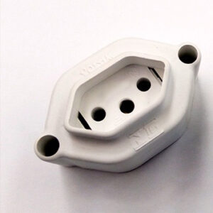 Tomada Sobrepor 2p+t Branca 10a V35 - Voltim