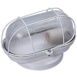 Luminaria Tartaruga Acrilico Branca - Oval JR