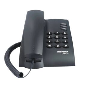 Telefone Pleno Preto Intelbras