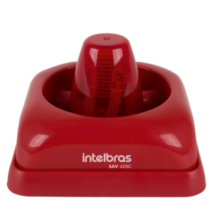 Sinalizador Audio Visual Convencional SAV420C Intelbras