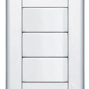 Conjunto 4x2 3 Interruptor Simples 16a - 0453 Fame Modulare
