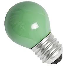 Lâmpada Incandescente Ac55 40W 220V Verde - Sadokin