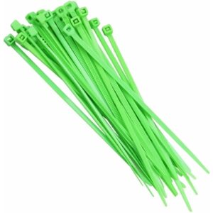 Abraçadeira Nylon 100x2,5mm Verde 50 Unidades - Brasfort